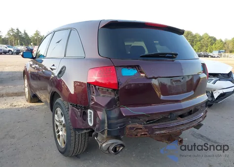 2009 Acura Mdx Technology Package из США, поврежденный, VIN 2HNYD28489H526633